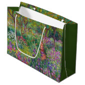 Monet "The Iris Garden at Giverny" Large Cadeautasje (Voorkant Gekanteld)