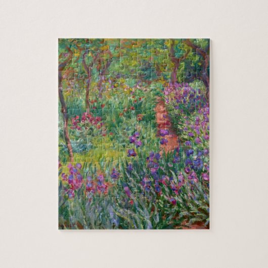 Monet "The Iris Garden at Giverny" Legpuzzel (Verticaal)