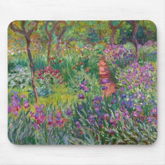 Monet "The Iris Garden at Giverny" Muismat (Voorkant)