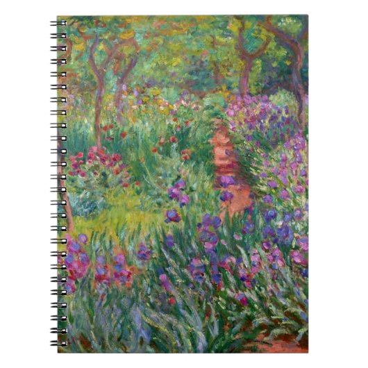 Monet "The Iris Garden at Giverny" Notitieboek (Voorkant)