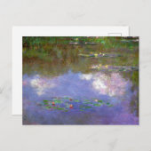 Monet - The Iris Garden at Giverny Postcard Briefkaart (Voorkant / Achterkant)