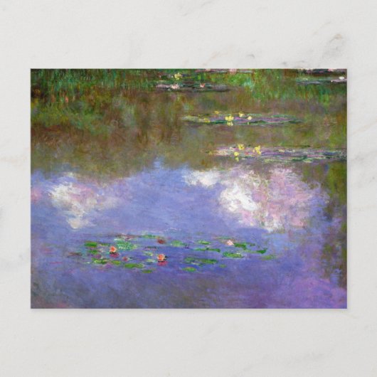 Monet - The Iris Garden at Giverny Postcard Briefkaart (Voorkant)