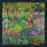Monet "The Iris Garden at Giverny" Poster<br><div class="desc">Monet was de oprichter van het Franse schilderij Impressionist, waarvan de "Iris Garden at Giverny" (geschilderd tussen 1899 en 1900) een prachtig voorbeeld is. Het is een viering van kleur, licht en beweging. Toen Monet de wijk Giverny kocht, maakte hij de bloementuin die al op zijn grond was geplant, nieuw...</div>
