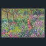 Monet "The Iris Garden at Giverny" Tissuepapier<br><div class="desc">Monet was de oprichter van het Franse schilderij Impressionist, waarvan de "Iris Garden at Giverny" (geschilderd tussen 1899 en 1900) een prachtig voorbeeld is. Het is een viering van kleur, licht en beweging. Toen Monet de wijk Giverny kocht, maakte hij de bloementuin die al op zijn grond was geplant, nieuw...</div>