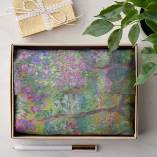 Monet "The Iris Garden at Giverny" Tissuepapier (Geschenk)