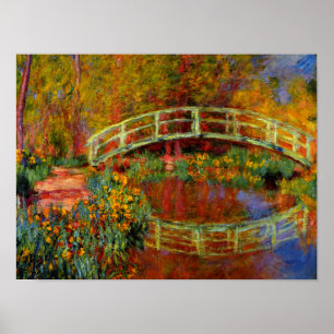 Monet - The Japanese Bridge Poster