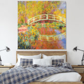 Monet - The Japans Bridge, 1896, Canvas Afdruk (Insitu (Slaapkamer))