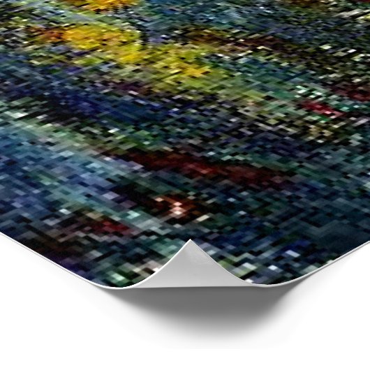 Monet - The Japans Bridge, 1896, Poster (Hoek)