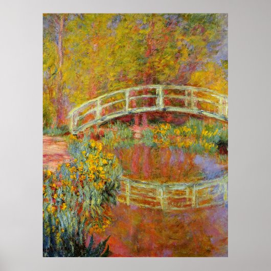 Monet - The Japans Bridge, 1896, Poster (Voorkant)