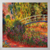 Monet the Japans Bridge Poster (Voorkant)
