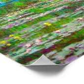 Monet The Japans Footbridge and Water Lilies Poster (Hoek)