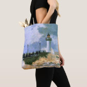 Monet - The Jetty at Le Havre Tote Bag (Dichtbij)