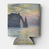 Monet - The Manneport, Cliff at Etretat, Sunset Blikjeskoeler (Voorkant)