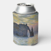 Monet - The Manneport, Cliff at Etretat, Sunset Blikjeskoeler (Blikje Achterkant)