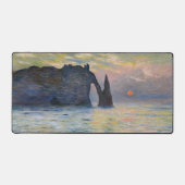 Monet - The Manneport, Cliff at Etretat, Sunset Bureaumat (Voorkant)