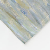 Monet - The Manneport, Cliff at Etretat, Sunset Fleece Deken (Hoek)