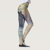 Monet - The Manneport, Cliff at Etretat, Sunset Leggings (Rechts)