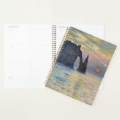 Monet - The Manneport, Cliff at Etretat, Sunset Planner (Display)