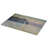 Monet - The Manneport, Cliff at Etretat, Sunset Snijplank (Hoek)