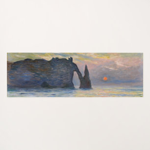 Monet - The Manneport, Cliff at Etretat, Sunset Yogamat