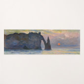 Monet - The Manneport, Cliff at Etretat, Sunset Yogamat (Voorkant (horizontaal))