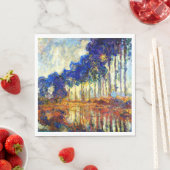 Monet - The Poplars in Autumn , Servet (Insitu)