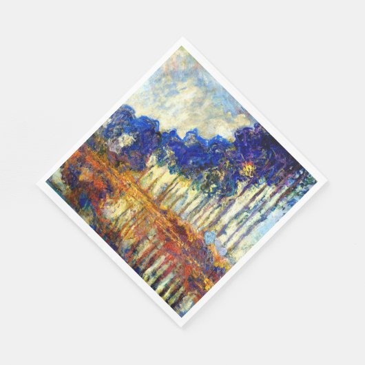 Monet - The Poplars in Autumn , Servet (Hoek)