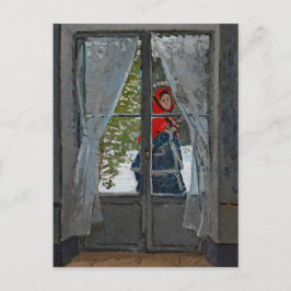 Monet The Red Kerchief  schilderen Briefkaart