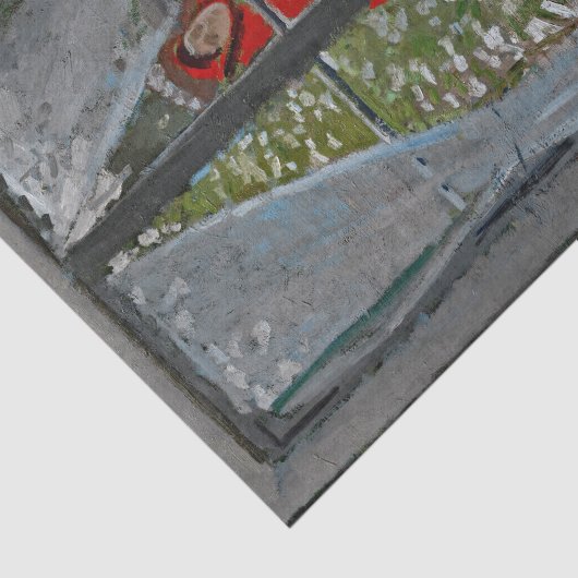 Monet The Red Kerchief  schilderen Tissuepapier (Detail)