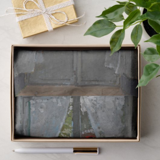 Monet The Red Kerchief  schilderen Tissuepapier (Geschenk)