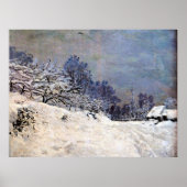 Monet - The Road in Front of Saint Simeon Boerderi Poster (Voorkant)