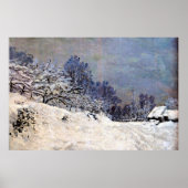 Monet - The Road in Front of Saint Simeon Boerderi Poster (Voorkant)