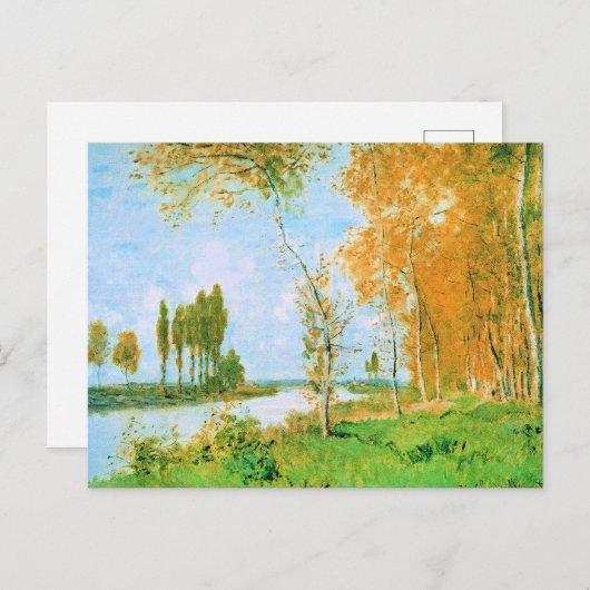 Monet - The Spring in Argenteuil, Briefkaart (Voorkant / Achterkant)
