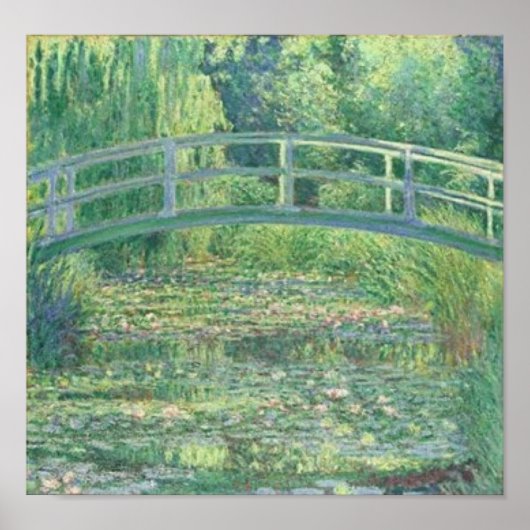 Monet-The Water Lily Pond Poster (Voorkant)