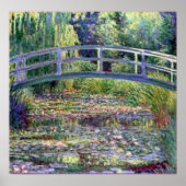 Monet-The Water Lily Pond Poster (Voorkant)