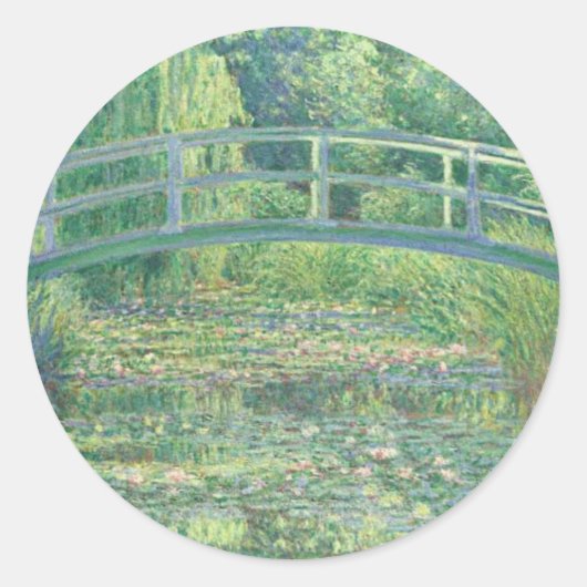 Monet the Water Lily Pond Sticker (Voorkant)