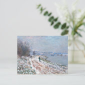 Monet - Towpath in Argenteuil Briefkaart (Staand voorkant)