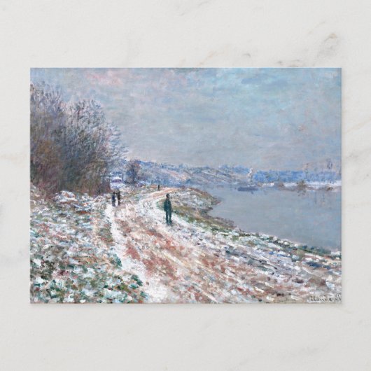 Monet - Towpath in Argenteuil Briefkaart (Voorkant)
