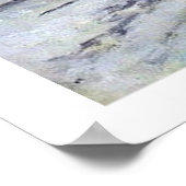 Monet Train in Snow Poster (Hoek)