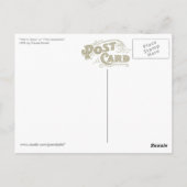 Monet Train Snow Post Card Briefkaart (Achterkant)