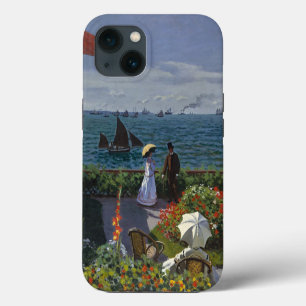 Monet Tuin bij Sainte-Adresse Schilderij iPhone 13 Hoesje