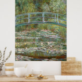 Monet, tuin, klassiek schilderij poster (Keuken)