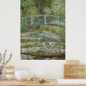 Monet, tuin, klassiek schilderij poster (Keuken)