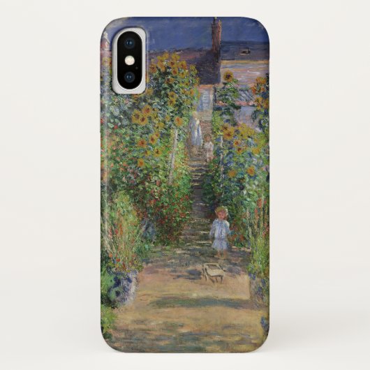 Monet Tuin Vetheuil Impressionisme Bloem Schildere Case-Mate iPhone Case (Achterkant)