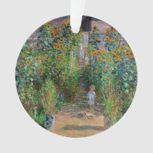 Monet Tuin Vetheuil Impressionisme Schilderij Ornament