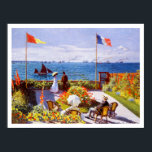 Monet: Tuinen in Sainte-Adresse Poster<br><div class="desc">Monet: Tuin bij Sainte-Adresse Dit is een digitaal geschilderde kwaliteitsweergave van het oliesschilderij van Claude Monet "Garden bij Sainte-Adresse,  gemaakt in 1867. Opmerking: we raden het halfglanzend papier aan of beter voor een poster van fijne kwaliteit dat jaren zal duren.</div>