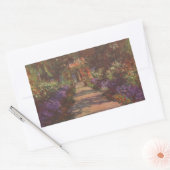Monet: Tuinpad, Rechthoekige Sticker (Envelop)