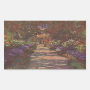 Monet: Tuinpad, Rechthoekige Sticker