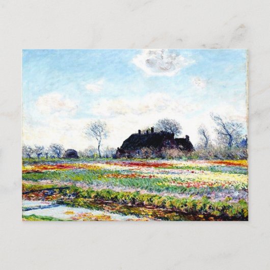 Monet - Tulip Fields op Sassenheim Briefkaart (Voorkant)