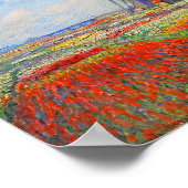 Monet Tulip Fields windmolen Poster (Hoek)